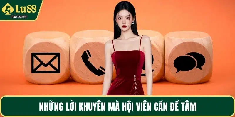 Những lời khuyên mà hội viên cần để tâm